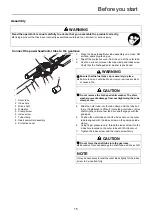 Preview for 17 page of Shindaiwa AHS236S-LW Operator'S Manual