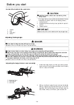 Preview for 18 page of Shindaiwa AHS236S-LW Operator'S Manual