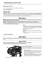 Preview for 24 page of Shindaiwa AHS236S-LW Operator'S Manual