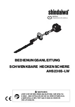 Preview for 67 page of Shindaiwa AHS236S-LW Operator'S Manual