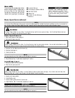 Предварительный просмотр 8 страницы Shindaiwa AHS242 Owner'S/Operator'S Manual