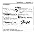 Предварительный просмотр 11 страницы Shindaiwa AHS243S-LW Operator'S Manual