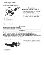 Предварительный просмотр 18 страницы Shindaiwa AHS243S-LW Operator'S Manual