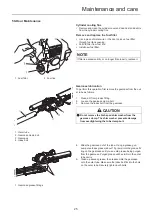 Предварительный просмотр 27 страницы Shindaiwa AHS243S-LW Operator'S Manual