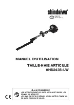 Предварительный просмотр 39 страницы Shindaiwa AHS243S-LW Operator'S Manual