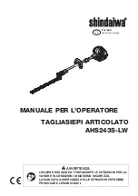 Предварительный просмотр 111 страницы Shindaiwa AHS243S-LW Operator'S Manual