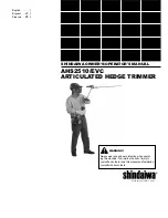 Preview for 1 page of Shindaiwa AHS2510 Owner'S/Operator'S Manual