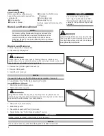 Предварительный просмотр 8 страницы Shindaiwa AHS254 Owner'S/Operator'S Manual