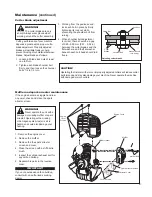 Предварительный просмотр 21 страницы Shindaiwa AHS254 Owner'S/Operator'S Manual