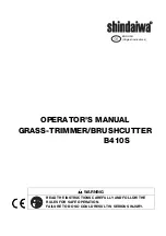 Предварительный просмотр 3 страницы Shindaiwa B410S Operator'S Manual