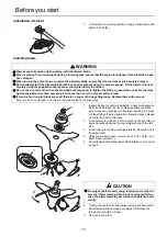 Предварительный просмотр 12 страницы Shindaiwa B410S Operator'S Manual