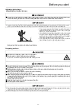 Предварительный просмотр 13 страницы Shindaiwa B410S Operator'S Manual