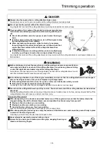 Предварительный просмотр 17 страницы Shindaiwa B410S Operator'S Manual