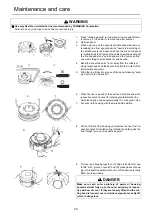 Предварительный просмотр 26 страницы Shindaiwa B410S Operator'S Manual