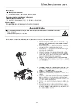 Предварительный просмотр 121 страницы Shindaiwa B410S Operator'S Manual