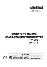 Предварительный просмотр 3 страницы Shindaiwa B410TS Operator'S Manual