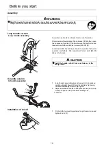 Предварительный просмотр 12 страницы Shindaiwa B410TS Operator'S Manual