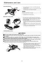 Предварительный просмотр 24 страницы Shindaiwa B410TS Operator'S Manual