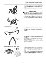 Предварительный просмотр 25 страницы Shindaiwa B410TS Operator'S Manual