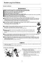 Предварительный просмотр 74 страницы Shindaiwa B410TS Operator'S Manual