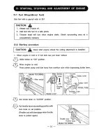 Предварительный просмотр 12 страницы Shindaiwa C-27 Instruction Manual