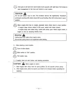 Предварительный просмотр 13 страницы Shindaiwa C-27 Instruction Manual