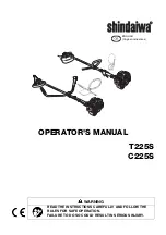 Preview for 3 page of Shindaiwa C225S Operator'S Manual