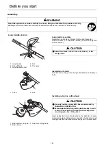 Preview for 20 page of Shindaiwa C225S Operator'S Manual