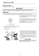 Preview for 26 page of Shindaiwa C225S Operator'S Manual