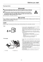 Preview for 27 page of Shindaiwa C225S Operator'S Manual