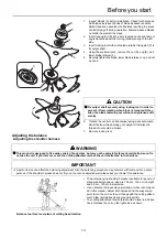 Preview for 15 page of Shindaiwa C226S Operator'S Manual