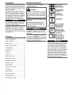 Предварительный просмотр 2 страницы Shindaiwa C230 INTL Owner'S/Operator'S Manual