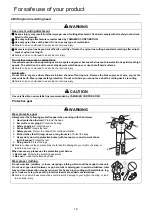 Предварительный просмотр 14 страницы Shindaiwa C243S Operator'S Manual