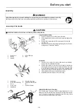 Предварительный просмотр 17 страницы Shindaiwa C243S Operator'S Manual