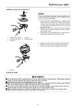 Предварительный просмотр 19 страницы Shindaiwa C243S Operator'S Manual