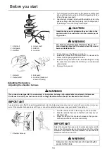 Предварительный просмотр 20 страницы Shindaiwa C243S Operator'S Manual