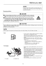 Предварительный просмотр 21 страницы Shindaiwa C243S Operator'S Manual