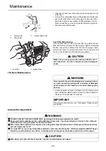 Предварительный просмотр 30 страницы Shindaiwa C243S Operator'S Manual