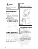 Предварительный просмотр 28 страницы Shindaiwa C2510 Operator'S Manual