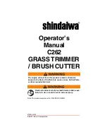 Предварительный просмотр 1 страницы Shindaiwa C262 Operator'S Manual