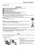 Предварительный просмотр 17 страницы Shindaiwa C263S Operator'S Manual