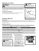 Preview for 20 page of Shindaiwa C282 Owner'S/Operator'S Manual