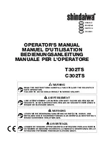 Shindaiwa C302TS Operator'S Manual предпросмотр