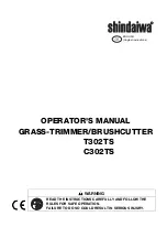 Предварительный просмотр 3 страницы Shindaiwa C302TS Operator'S Manual