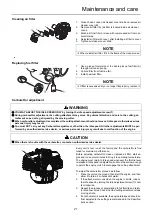 Предварительный просмотр 23 страницы Shindaiwa C302TS Operator'S Manual