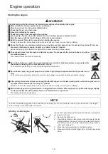 Предварительный просмотр 16 страницы Shindaiwa C335TS Operator'S Manual