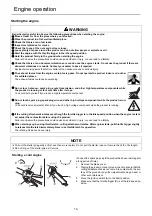 Предварительный просмотр 16 страницы Shindaiwa C360T Operator'S Manual