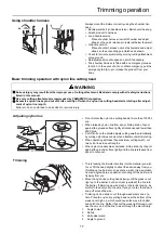 Предварительный просмотр 19 страницы Shindaiwa C360T Operator'S Manual