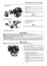 Предварительный просмотр 23 страницы Shindaiwa C360T Operator'S Manual