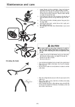 Предварительный просмотр 26 страницы Shindaiwa C360T Operator'S Manual